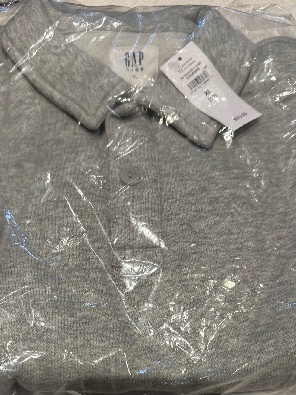 GAP Boy’s Light Grey Polo Shirt